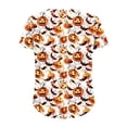 thumbnail image 3 of Ichuanyi Womens Plus Size Halloween Graphic Tees Short Sleeve Holiday T Shirts Crewneck Print Tops, 3 of 5