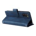 thumbnail image 5 of Case for Samsung Galaxy A02S Cover Zipper Pocket Wallet Case Magnetic Protective - Blue, 5 of 5