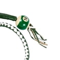 thumbnail image 2 of Dream Apparel 42" Leather Motorcycle Get Back Whip for Handlebar Fringed Biker Whip With Pool Ball White Green, 2 of 4