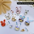thumbnail image 4 of dianhelloya Nail Art Supplies 6Pcs Nail Art Decor Shining Non-falling Three-dimensional Faux Crystal DIY Gloss Nail Patchwork Bunny Nail Rhinestones Manicure Store Supply, 4 of 7