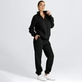 thumbnail image 3 of SUNBS Women's Sweatsuits 2 Piece Outfits Long Sleeve Half Zip Pullover and Baggy Sweatpants with Pockets, 3 of 6