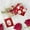 Red, variant on Fridja Christmas Gifts Stereoscopic Mommy’s Day Qixi Romance Day Teacher’s Day Classic Rose Flower Message Greeting Card