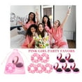 thumbnail image 4 of 15Pcs Sleepover Party Supplies for Girls- Pink Party Favors, Include Folding Air Cushion Comb, Mirror, Hair Band & Organza Bag, Pink & Black, Ideal for Wedding, Teen Party, Birthday Celebration Gifts, 4 of 7