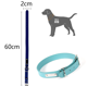 thumbnail image 2 of Collar de perro grueso ajustable de lujo (azul, rojo, negro, morado, rosa)., 2 of 5