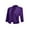 Purple, variant on Women's 3/4 Sleeve Cropped Cardigans Sweaters Jackets Open Front Short Shrugs for Dresses