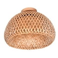 thumbnail image 1 of LáMpara de Techo Colgante de Mimbre de Bambú para Sala de Estar, Dormitorio, Comedor, 30 X 18 Cm, 1 of 5