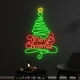 thumbnail image 3 of Handmadetneonsign Custom Merry Christmas Neon Sign, Merry Christmas Tree Neon Sign, Happy New Year, 3 of 5