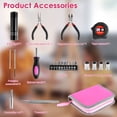 thumbnail image 2 of 23Pcs Household Repair Tool Kit Multifunctional Pink Home Hand Tool Set with Storage Bag Portable Women Repair Tool Combination Set with for DIY Home Repair-pink-, 2 of 6