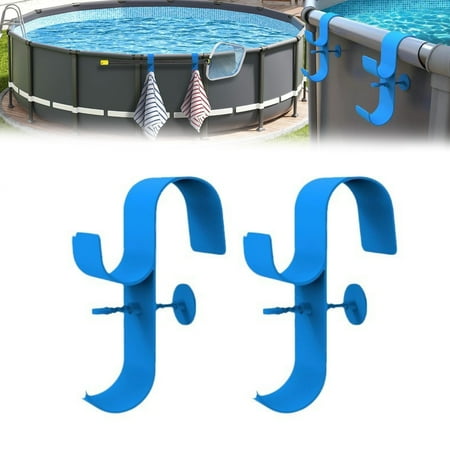 

yegeUY AquaJoyer Pool Leaf Net Holder Above Ground Pool Pole Hanger Above Ground Pool Accessories Adjustable Telescopic Pool Pole Hooks Pool Brush Hanger Tool Holder Po okay thanks