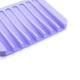 thumbnail image 3 of Jabonera de silicona antideslizante con forma de cascada para baño y ducha Púrpura, 3 of 7