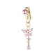 thumbnail image 5 of Anillo de ombligo de cobre con microincrustaciones, estilo mariposa rosa, ombligo falso sin agujero, anillo de ombligo falso sin perforación, joyería sexy para piercing en el ombligo, 5 of 5