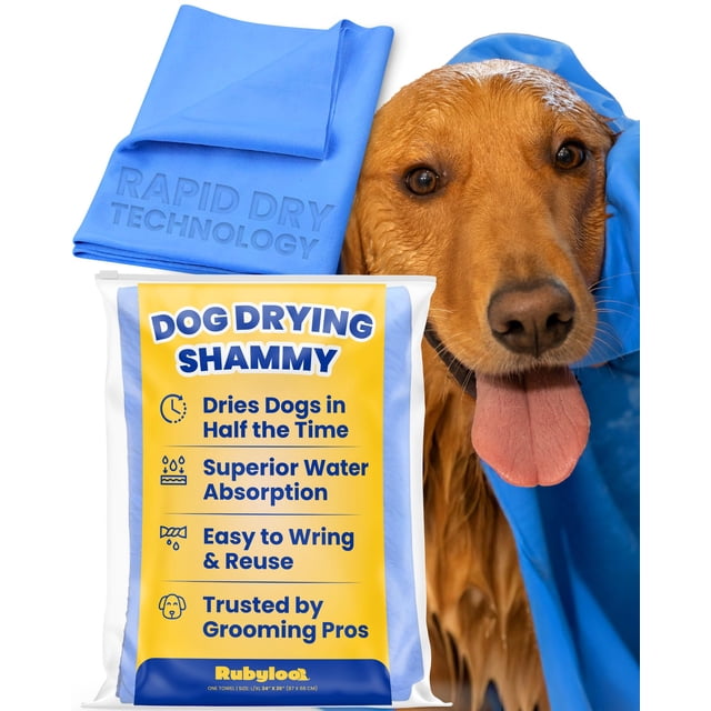 Toalla Shammy para Secar Perros rubyloo Rubyloo para Perros Grandes