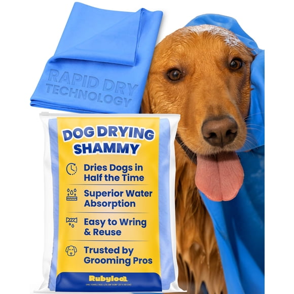 Toalla Shammy para Secar Perros rubyloo Rubyloo para Perros Grandes