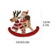 thumbnail image 3 of Wmhnj Juego de adornos de trineo y muñeco de nieve de madera para decorar el rbol de Navidad., 3 of 7