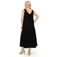 thumbnail image 3 of Moa Collection Women's Lightweight Tiered Gauze Maxi Dress with Relaxed Fit, 3 of 4