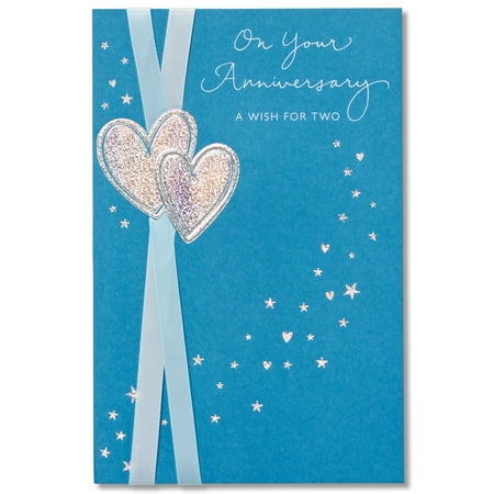 - American Greetings A Wish for Two Anniversary Card with Foil