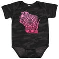 thumbnail image 3 of Inktastic Wisconsin Silhouette Mandala Boys or Girls Baby Bodysuit, 3 of 5