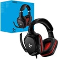 thumbnail image 2 of Audífonos con Microfono Logitech G332 Alámbrico Negro Rojo para PC Mac PS4 Xbox One Nintendo Switch, 2 of 4