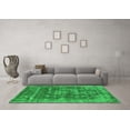 thumbnail image 3 of Ahgly Company Indoor Rectangle Oriental Green Industrial Area Rugs, 2' x 4', 3 of 4