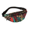 thumbnail image 1 of Riñonera Estampado Tropical - Rojo, 1 of 5