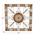 thumbnail image 3 of DecMode Brown Metal Scroll Wall Decor, 3 of 11