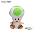 thumbnail image 3 of Muñeco de peluche Kawaii Mario Bros, hongo, sapo, Toadette, rojo, amarillo, azul, verde, sapo, muñeco de peluche suave, regalo de cumpleaños para niños, 3 of 5