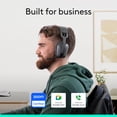 thumbnail image 2 of Logitech Auriculares Bluetooth Inalámbricos Zone Vibe con Micrófono con Cancelación de Ruido, USB-A, USB-C, Certificados para Google Meet, Voz de Google, Zoom, Mac/PC - Grafito - Auriculares - Tamaño, 2 of 5