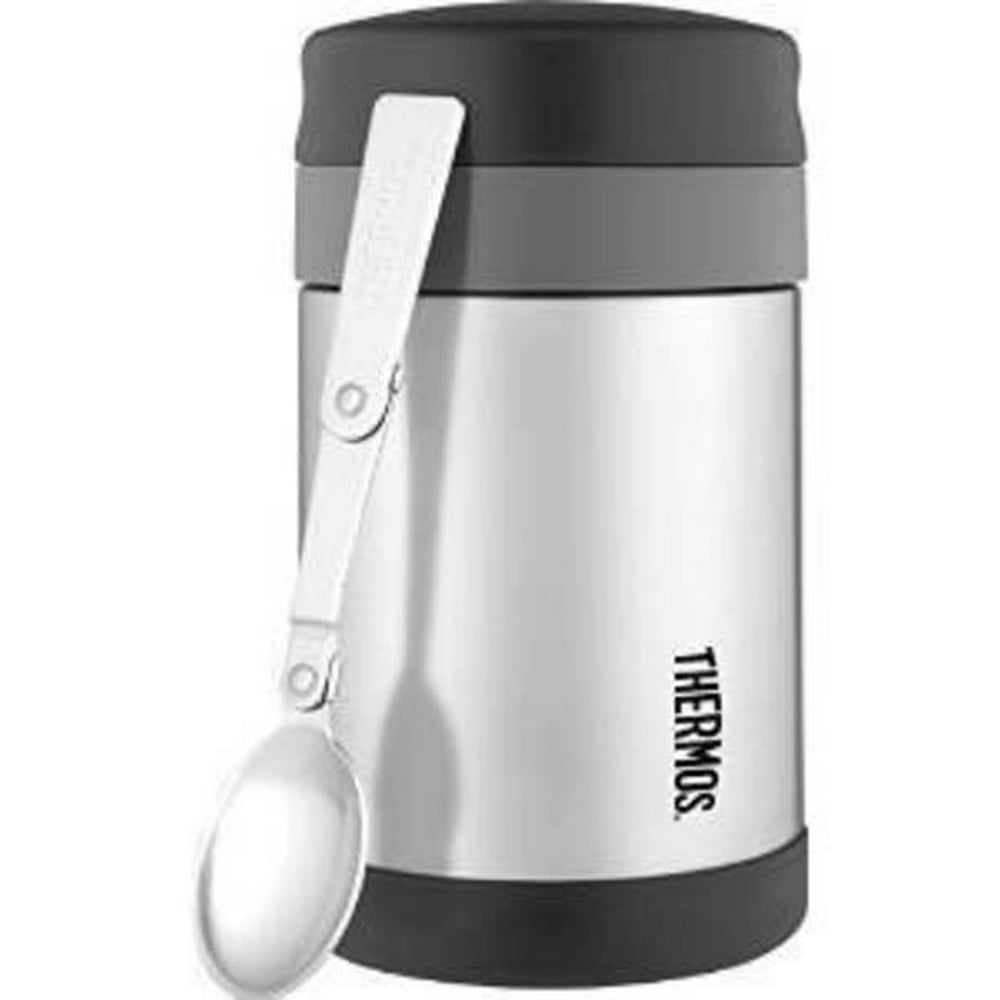 Thermos Stainless Steel 16 Ounce Food Jar with Folding Spoon
