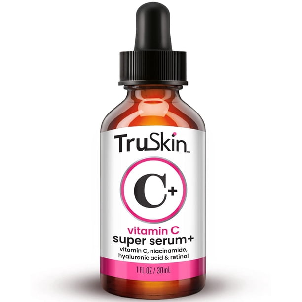 Super Suero Facial Vitamina C-Plus Antienvejecimiento con Retinol y más 1 oz TruSkin TS-444542