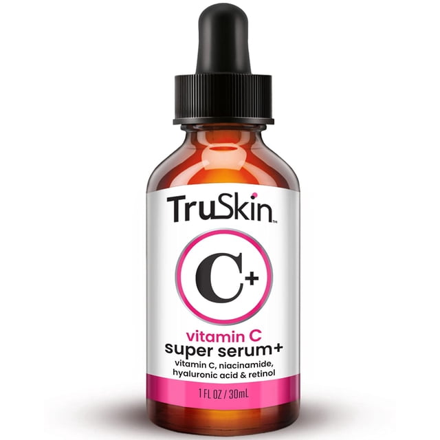 Super Suero Facial Vitamina C-Plus Antienvejecimiento con Retinol y más 1 oz TruSkin TS-444542