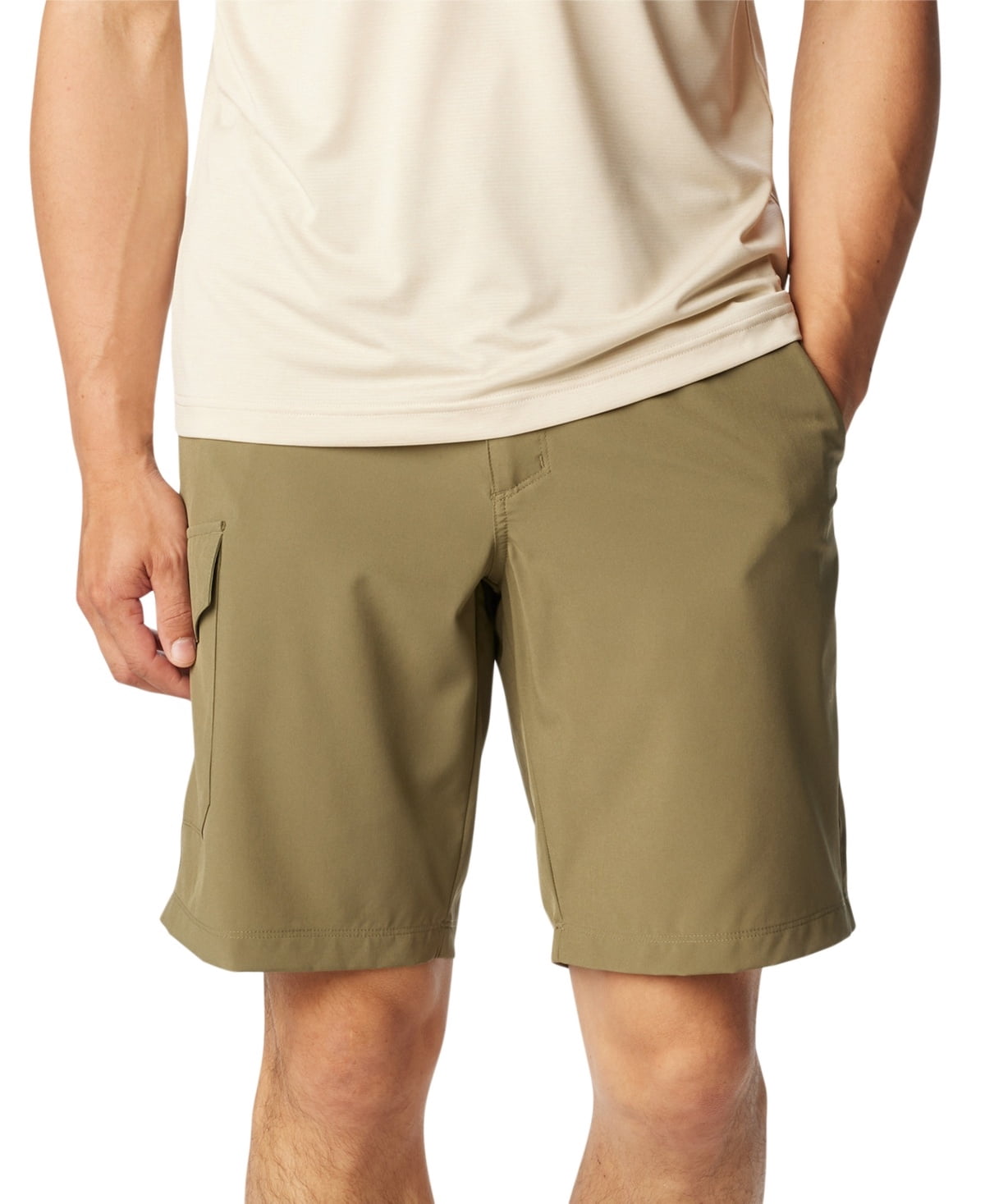 Pantalones Cortos Columbia Hombre - Algodón, Corte Regular, Para Senderismo O Casual, Color Crutón