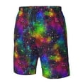 thumbnail image 4 of Salouo Bright Universe Pattern Swim Trunks for Men,Men's Hawaiian Bathing Suit Swimsuits Quick Dry Swimming Board Shorts Beach Shorts with Pockets-X-Large, 4 of 6