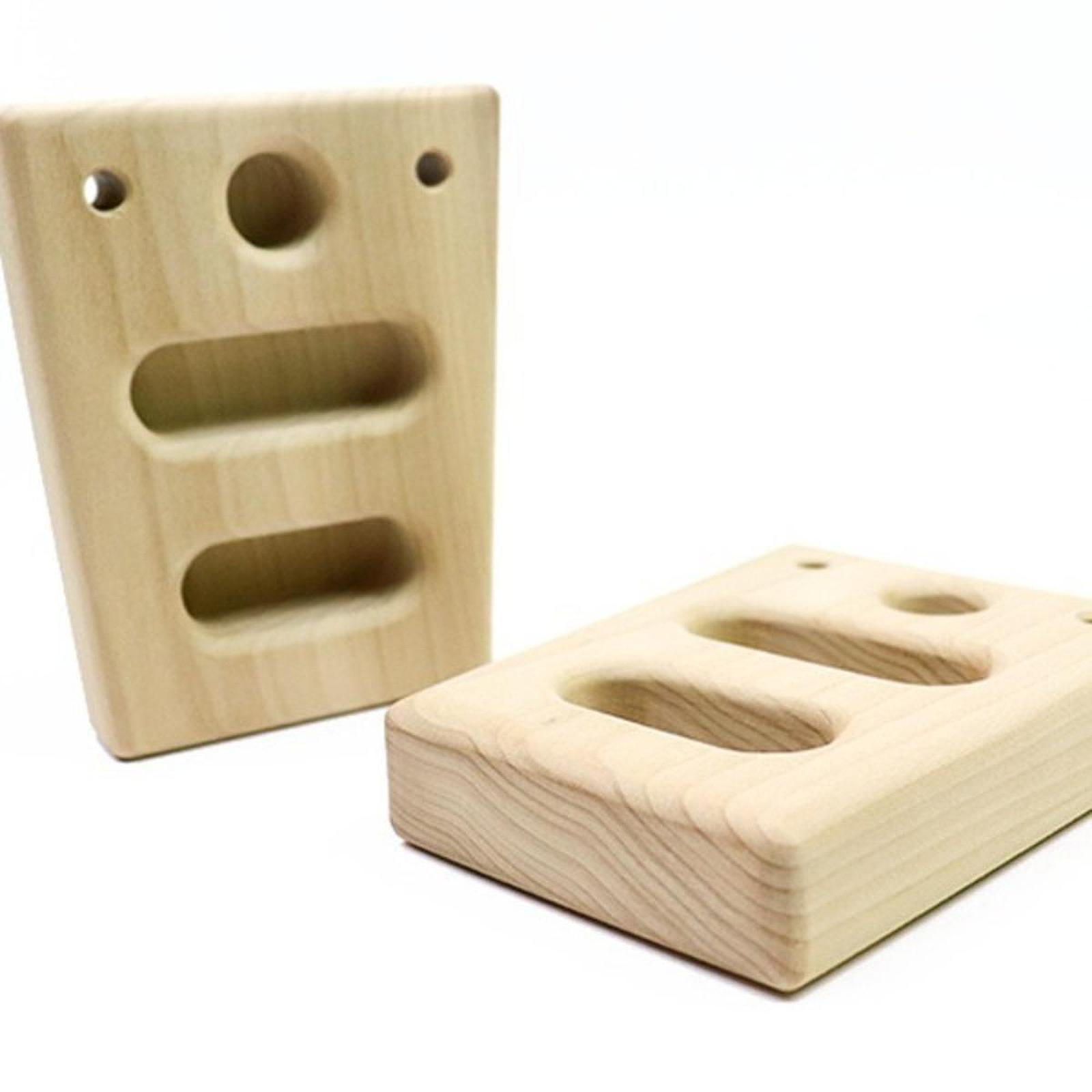 simhoa Climbing Hangboards Climbing Fingerboards Wooden Hang Board Rock Climbing Holds with Hanging Rope for Workout Climbers Indoor