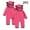 Hot Pink, variant on SERTG Kids 2-Piece Full Outfit with Cute Bear Ears Hooded Set Snug Warmth Fall Winter Outfit for Infants 0-24 Months(Brown,0-3 Months)