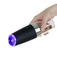 thumbnail image 2 of Homgeek Gravity Electric Salt and Pepper Grinder Set, Automatic Pepper and Salt Mill Grinder,Battery-Operated with Adjustable Coarseness, 2 of 6