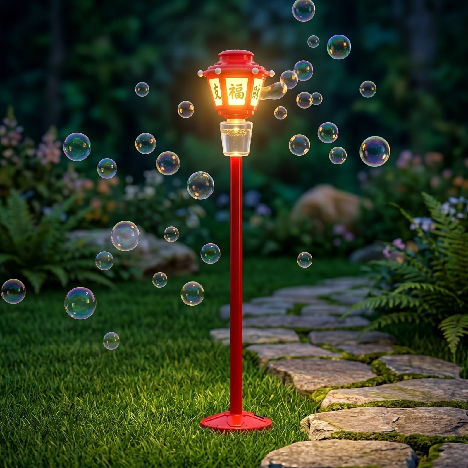 2026 New Bubble Machine for Kids, Automatic Handheld Bubble Device with Bright Bubble Lantern Lights, Safe Toddler Bubble Toy for Daily Play & Gifts