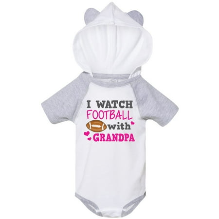 

Inktastic I Watch Football with My Grandpa Gift Baby Girl Bodysuit