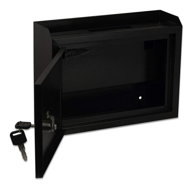 AdirOffice Wall Mountable Medium Size Steel Multi-Purpose Suggestion Drop Box (2 pack)