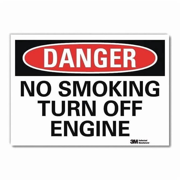 Lyle Danger Sign,10inx14in,Reflctv Sheeting U3-1859-RD_14X10