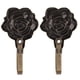 thumbnail image 4 of 20Pcs Metal Rose Flower Cortina Tie Back Tieback Titulares de Pared Decoración, 4 of 8