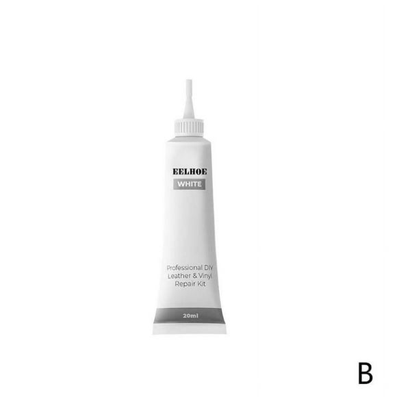 20ml Black White Leather and Vinyl Repair Kit - Furniture Car Sofa UK-