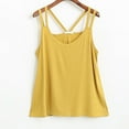 thumbnail image 1 of Women's Loose Fit Flowy V Neck Sexy Pleated Tank Top with Plus Size, 1 of 5