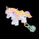 thumbnail image 3 of FELTECHELECTR 7 broches de unicornio coloridos de aleación con dibujos animados para niñas, mujeres y damas, estilo aleatorio., 3 of 7
