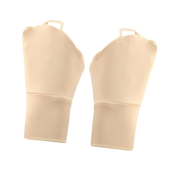 Driving Gloves Hand Protection Palmless Short Gloves Cooling Stretchable Fingerless for Summer Riding
