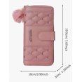 thumbnail image 2 of Cartera Antirrobo Gran Capacidad Billetera Moda Para Mujer Modelo Rosa, 2 of 4