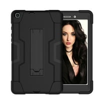 Galaxy Tab A 8.0 T290/T295 2019 Case Without S Pen Model, Allytech Heavy Duty Shockproof Full Body Rugged Protective Cover Built-in Kickstand for Samsung Galaxy Tab A 8 2019,Black