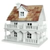 Fully Functional Elaborate 3-Story Cottage Outdoor Garden Birdhouse