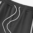 thumbnail image 6 of felwors Women's Tear Away Pants Side Split Snap Open Bottom Sweatpants Leg Breakaway Trousers Joggers Athletic Workout Pants Dark Gray, XXXL, 6 of 7