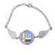 thumbnail image 1 of Soy de Bulgaria Pulsera pulsera pulsera alas de ángel pulsera, 1 of 3