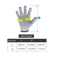 thumbnail image 7 of Evridwear Children Kids Cut Resistant Gloves, Food Grade, Level 5 Protection, HPPE (M (8-11YRS), Multi-color), 7 of 7